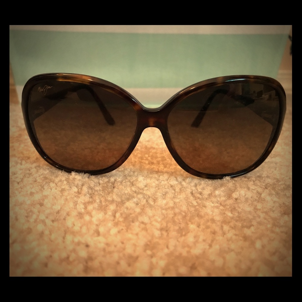 Maui Jim Maile Sunglasses Dark Tortoise, very good